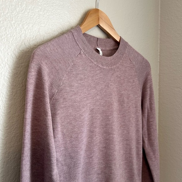 Lululemon Apres Your Way Sweater Heathered Smoky Blush Pullover Knit Women’s S - Picture 5 of 9